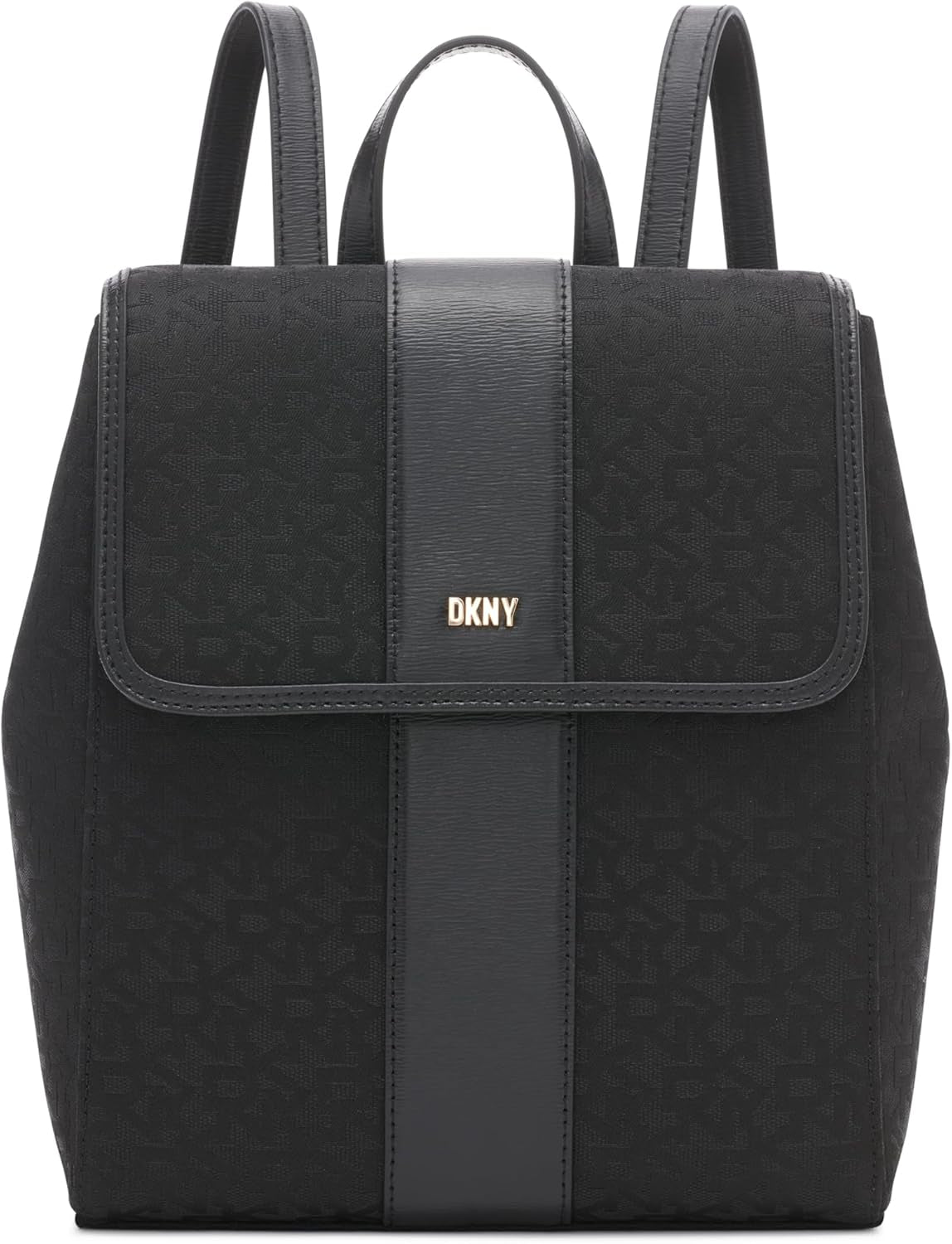 Damski plecak na co dzień DKNY, czarne logo/czarne damskie torby sklepowe Naty, tytuł domyślny