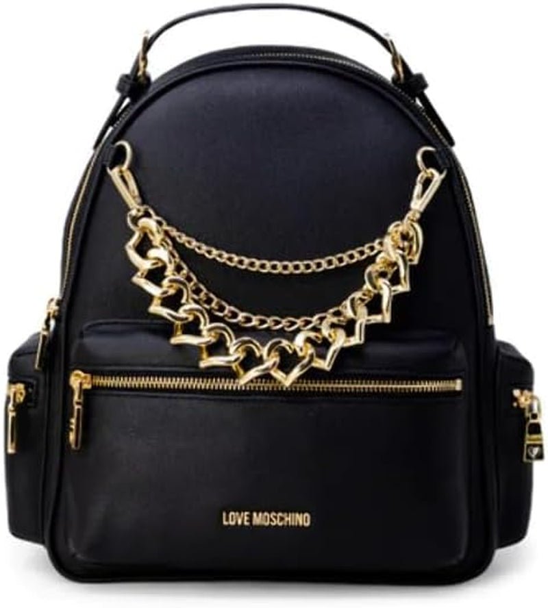 Plecak Love Moschino Ladies Jc4293pp0gkt0 Torby damskie Naty Shop Czarny