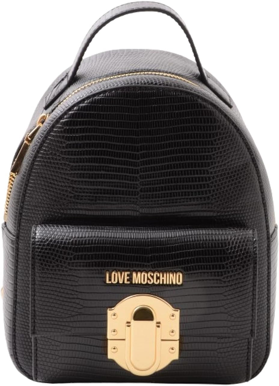 Plecak damski Love Moschino Jc4299pp0gku000 Czarne torby w jednym rozmiarze Damskie Naty Shop Domyślny tytuł
