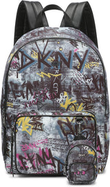 Plecak damski DKNY Torby codzienne Damskie Naty Shop Czarny Multi