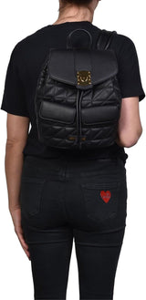 Plecak damski Love Moschino, czarne torby damskie Naty Shop