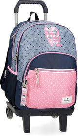 Pepe Jeans Noni Plecak dżinsowy Plecaki i tornistry Premium Naty Shop Plecak 46 + wózek