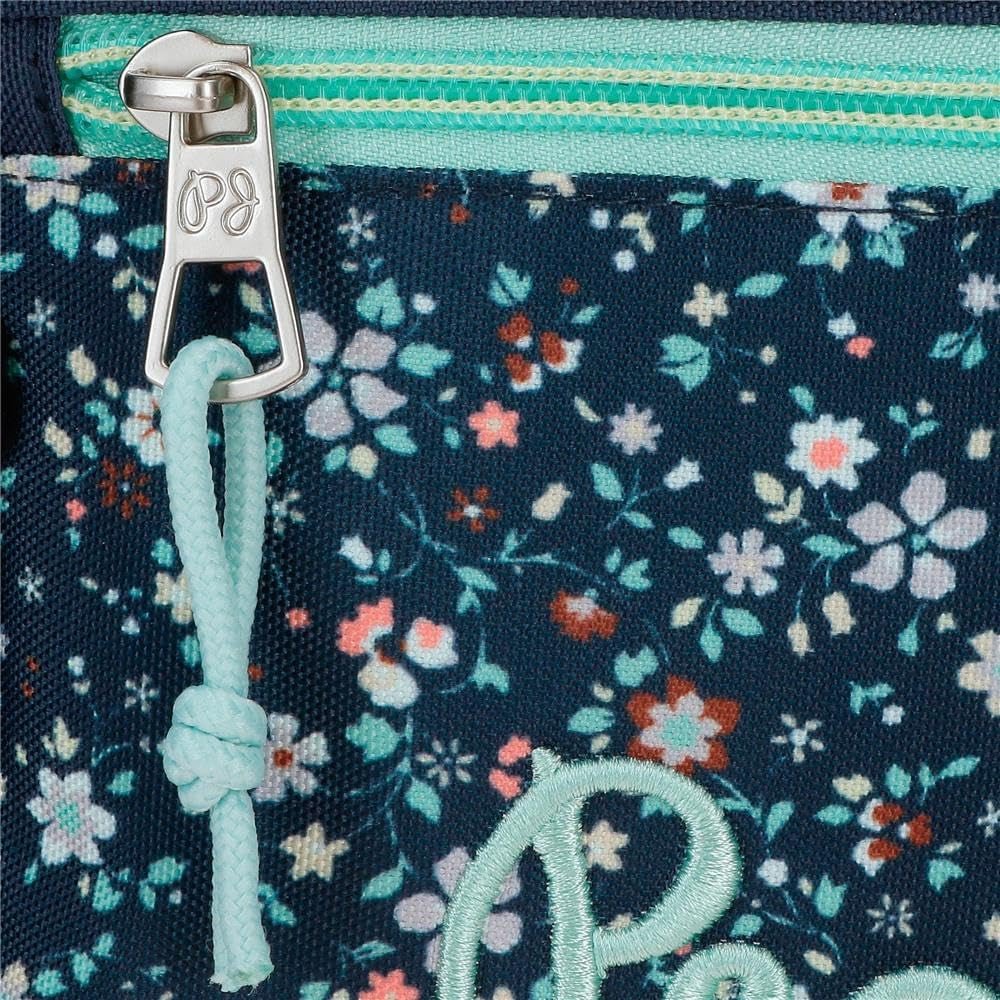 Pepe Jeans Alenka plecak szkolny z wózkiem, niebieski, 30 x 40 x 12 cm, poliester, 14,4 l, niebieski, plecak szkolny z wózkiem Plecaki i tornistry Premium Naty Shop
