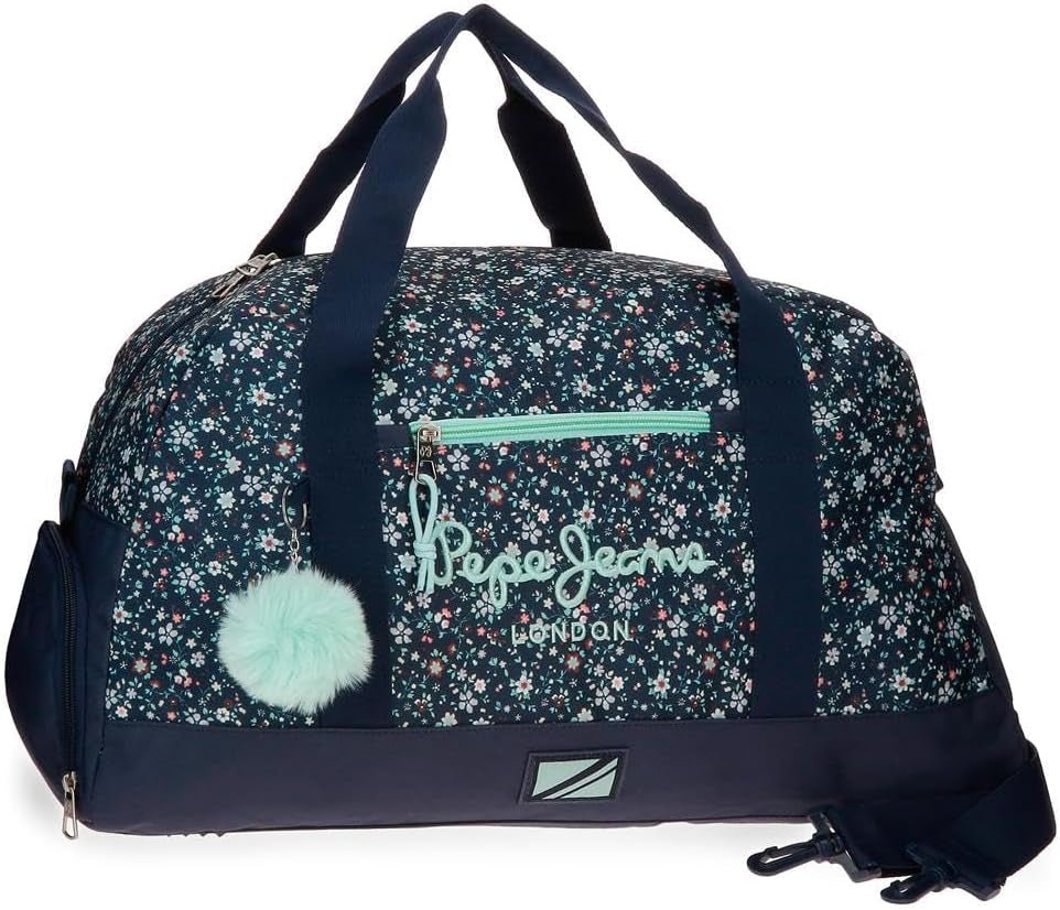 Pepe Jeans Alenka plecak szkolny z wózkiem, niebieski, 30 x 40 x 12 cm, poliester, 14,4 l, niebieski, plecak szkolny z wózkiem Plecaki i tornistry Premium Naty Shop Reiserucksack