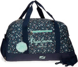 Pepe Jeans Alenka plecak szkolny z wózkiem, niebieski, 30 x 40 x 12 cm, poliester, 14,4 l, niebieski, plecak szkolny z wózkiem Plecaki i tornistry Premium Naty Shop Reiserucksack
