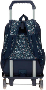 Pepe Jeans Alenka plecak szkolny z wózkiem, niebieski, 30 x 40 x 12 cm, poliester, 14,4 l, niebieski, plecak szkolny z wózkiem Plecaki i tornistry Premium Naty Shop