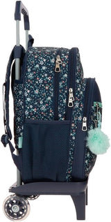 Pepe Jeans Alenka plecak szkolny z wózkiem, niebieski, 30 x 40 x 12 cm, poliester, 14,4 l, niebieski, plecak szkolny z wózkiem Plecaki i tornistry Premium Naty Shop