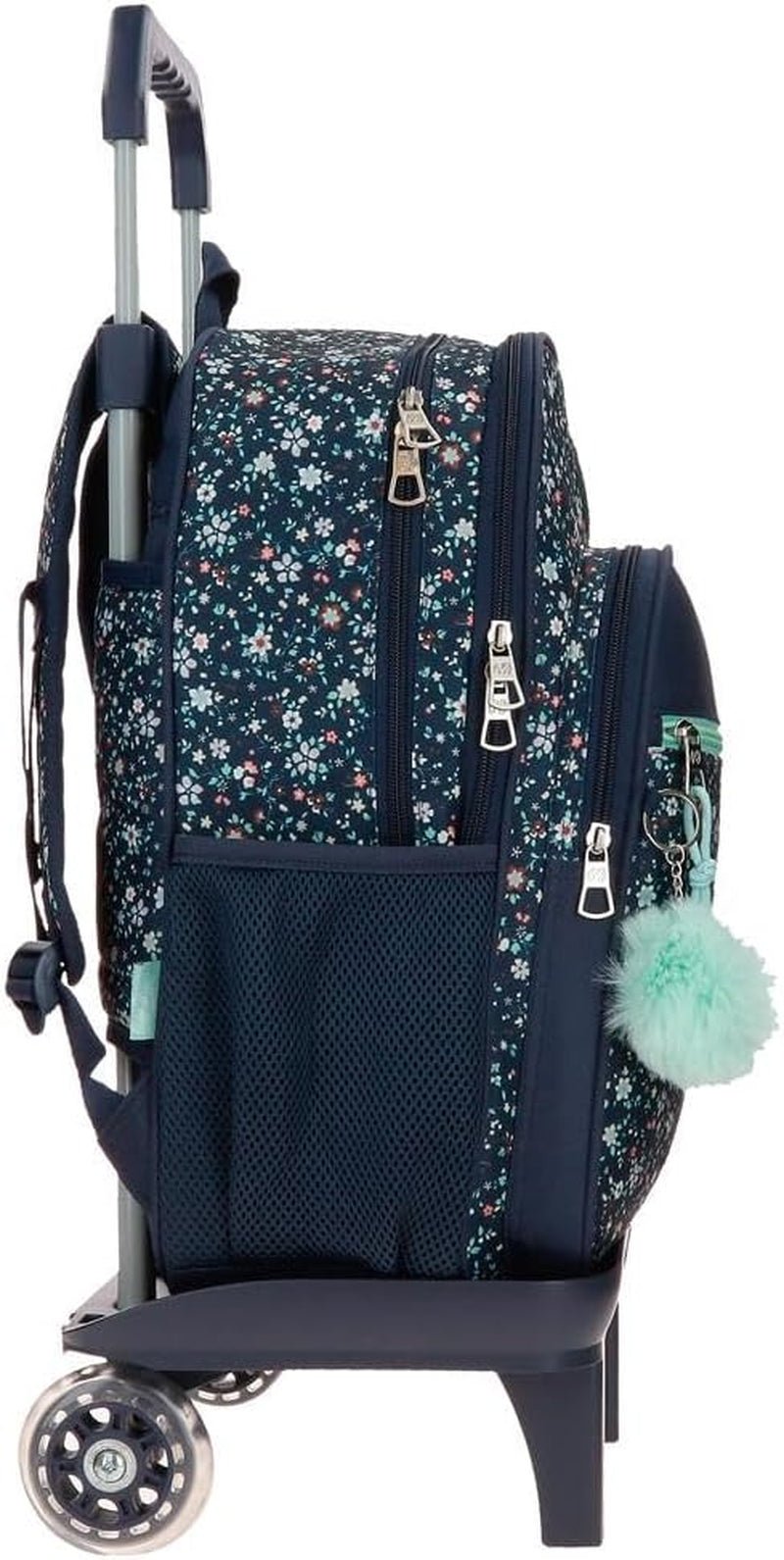 Pepe Jeans Alenka plecak szkolny z wózkiem, niebieski, 30 x 40 x 12 cm, poliester, 14,4 l, niebieski, plecak szkolny z wózkiem Plecaki i tornistry Premium Naty Shop