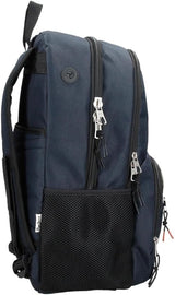 Pepe Jeans Cromwell Plecak szkolny, dwukomorowy, czarny, 33 x 46 x 15 cm, poliester, 22,77 l, czarny, jeden rozmiar, dwukomorowy plecak szkolny Premium Plecaki i tornistry Naty Shop