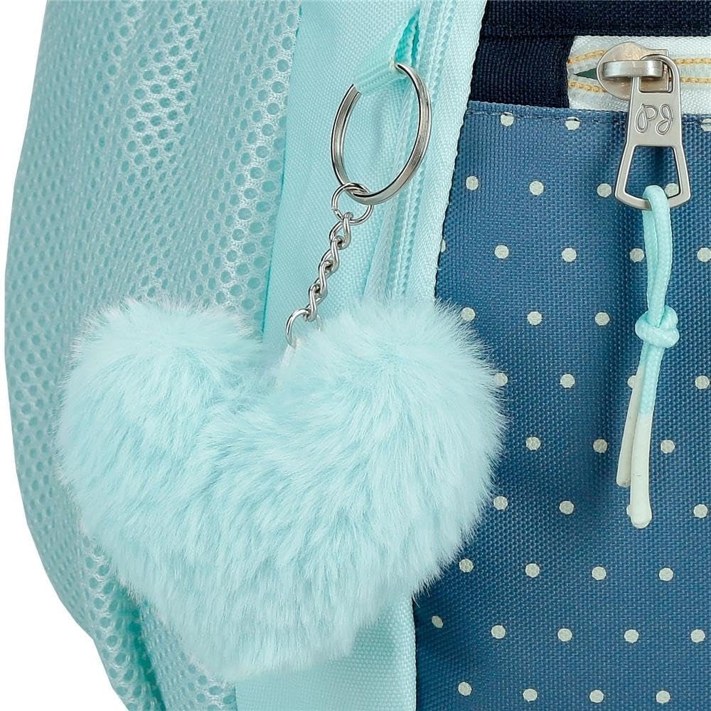 Pepe Jeans Dalma School Backpack Plecak dziecięcy wykonany z poliestru, szerokie i regulowane szelki, kieszeń z przodu. Od Joumma Bags Naty Shop premium plecaki i torby