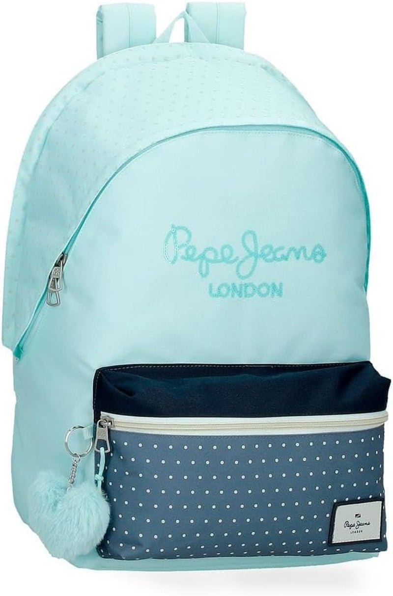 Pepe Jeans Dalma School Backpack Plecak dziecięcy wykonany z poliestru, szerokie i regulowane szelki, kieszeń z przodu. Od plecaków i toreb Joumma Bags Premium Naty Shop Rucksack 44