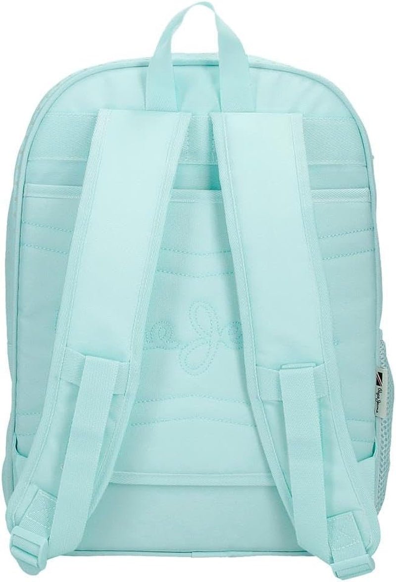 Pepe Jeans Dalma School Backpack Plecak dziecięcy wykonany z poliestru, szerokie i regulowane szelki, kieszeń z przodu. Od Joumma Bags Naty Shop premium plecaki i torby