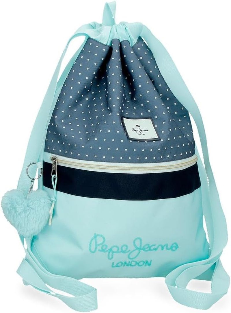 Pepe Jeans Dalma School Backpack Plecak dziecięcy wykonany z poliestru, szerokie i regulowane szelki, kieszeń z przodu. Od plecaków i toreb Joumma Bags Premium Naty Shop Beutel Mit Kordelzug