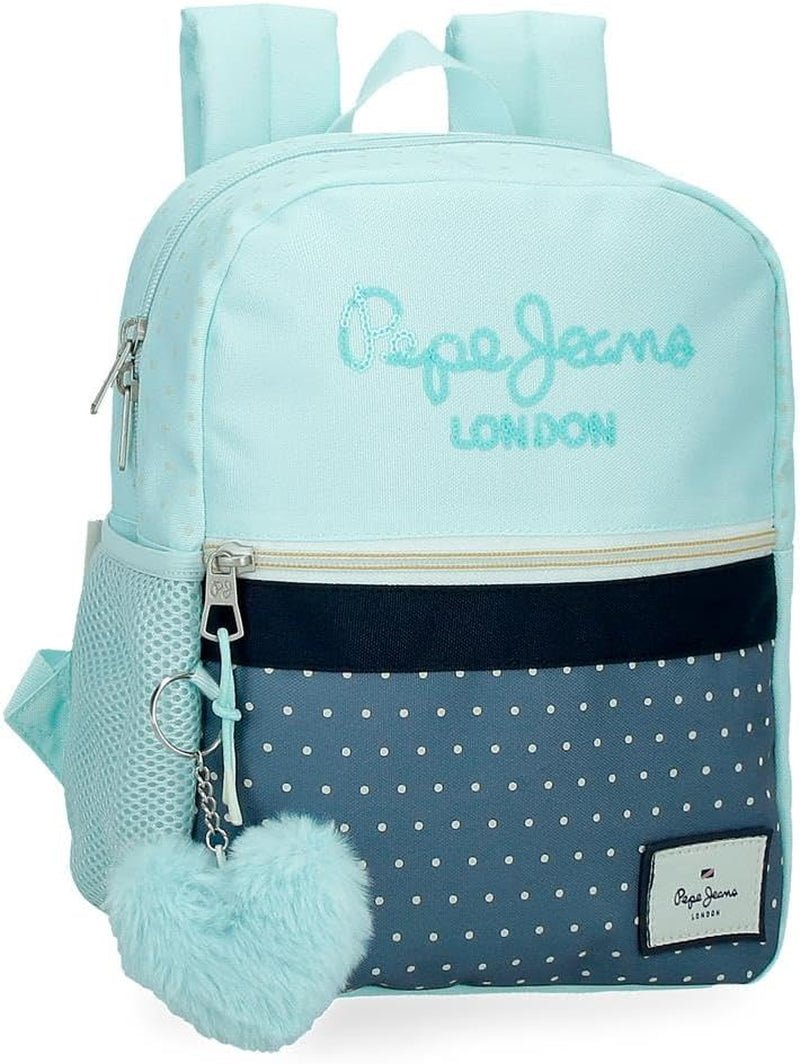 Pepe Jeans Dalma School Backpack Plecak dziecięcy wykonany z poliestru, szerokie i regulowane szelki, kieszeń z przodu. Od plecaków i toreb Joumma Bags Premium Naty Shop Lässiger Rucksack
