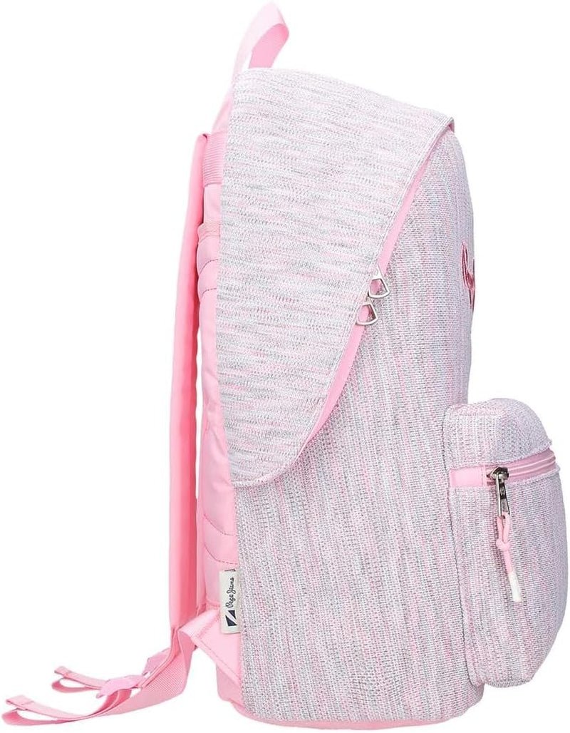 Pepe Jeans Miri plecak szkolny, różowy, 31 x 44 x 17,5 cm, poliester, 22,79 l, różowy, plecak szkolny Plecaki i tornistry Premium Naty Shop