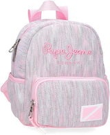 Plecak szkolny Pepe Jeans Miri, różowy, 31 x 44 x 17,5 cm, poliester, 22,79 l, różowy, plecak szkolny Plecaki i tornistry Premium Naty Shop Freizeit-Rucksack