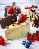 RUF Cake Glaze Bourbon Vanilla, 100g w torebce, można używać w kuchence mikrofalowej, do polewania i dekorowania ciasteczek, muffinów i ciast, bezglutenowy (opakowanie 4 szt.) Naty Shop Pasta cukrowa