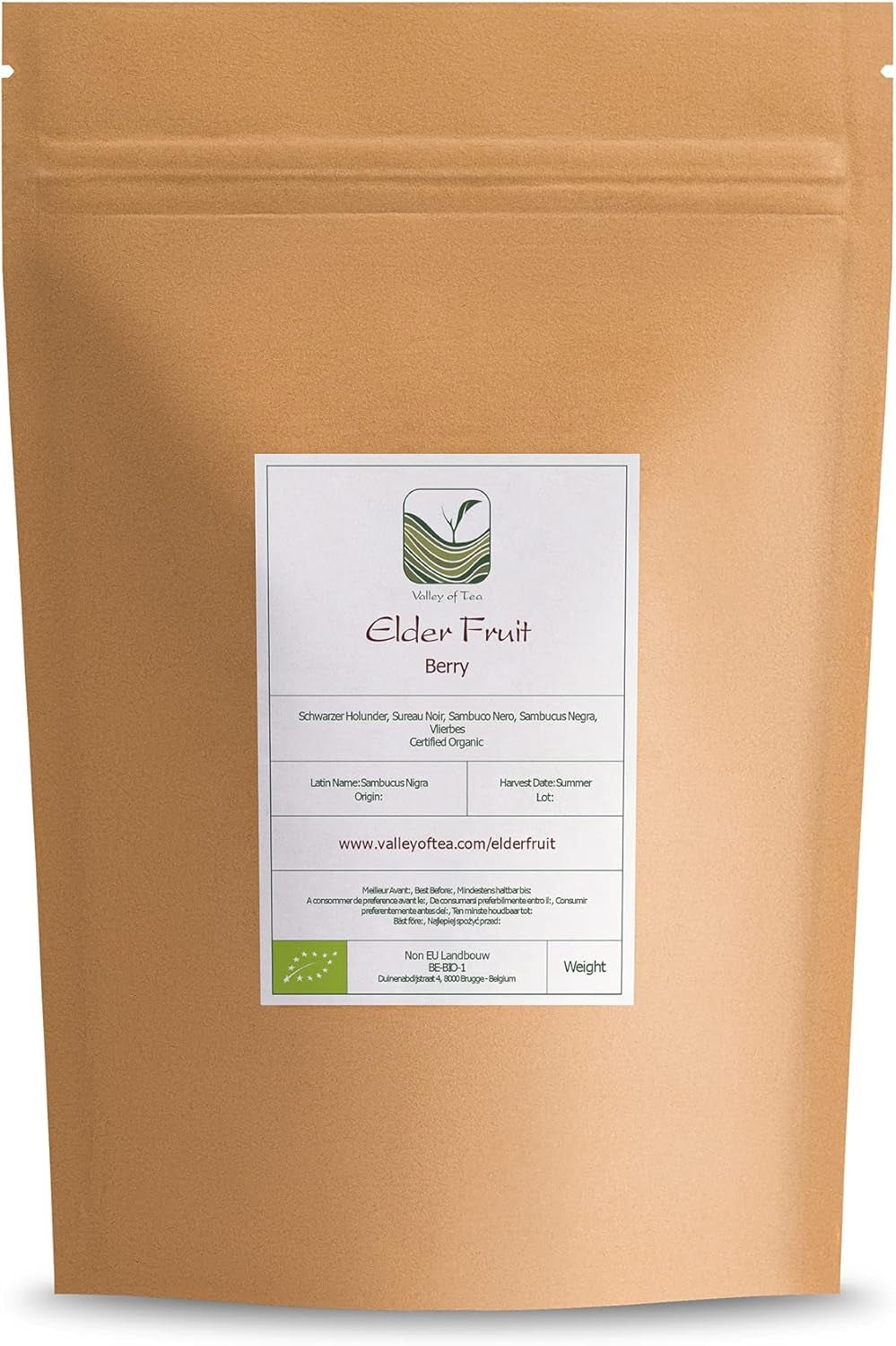 Ekologiczny czarny bez - całe jagody sambucus - czarny bez Produkty suszone Naty Shop