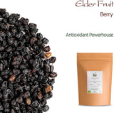 Ekologiczny czarny bez - całe jagody sambucus - czarny bez Produkty suszone Naty Shop