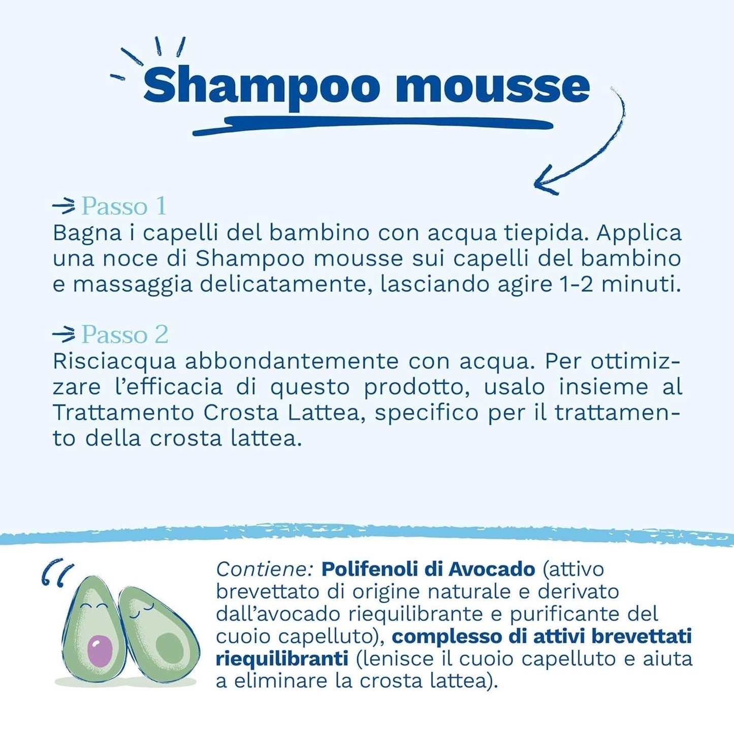 Szampon w formie musu do skórek mlecznych, włosów, niemowląt, dzieci, całej rodziny - Pomaga usunąć skórkę mleczną, delikatnie oczyścić, nie powoduje podrażnień (150ml) Dzieci - Kąpiel i pielęgnacja skóry Naty Shop