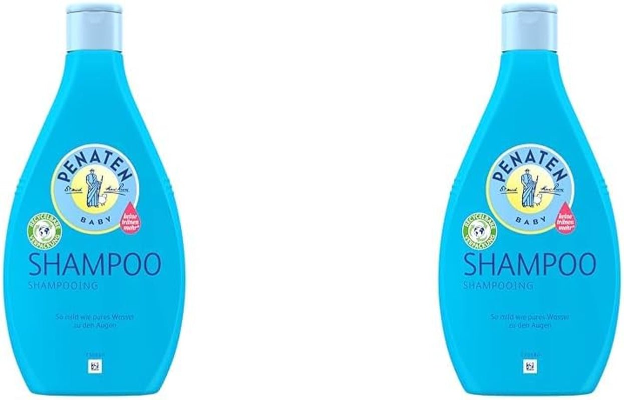 Szampon PENATEN (400 ml), wyjątkowo delikatny szampon dla dzieci, do miękkich i łatwych do rozczesania włosów, delikatny jak czysta woda do oczu, w opakowaniach nadających się do recyklingu (opakowanie 2 szt.) Dzieci - Kąpiel i pielęgnacja skóry Naty Shop Tytuł domyślny
