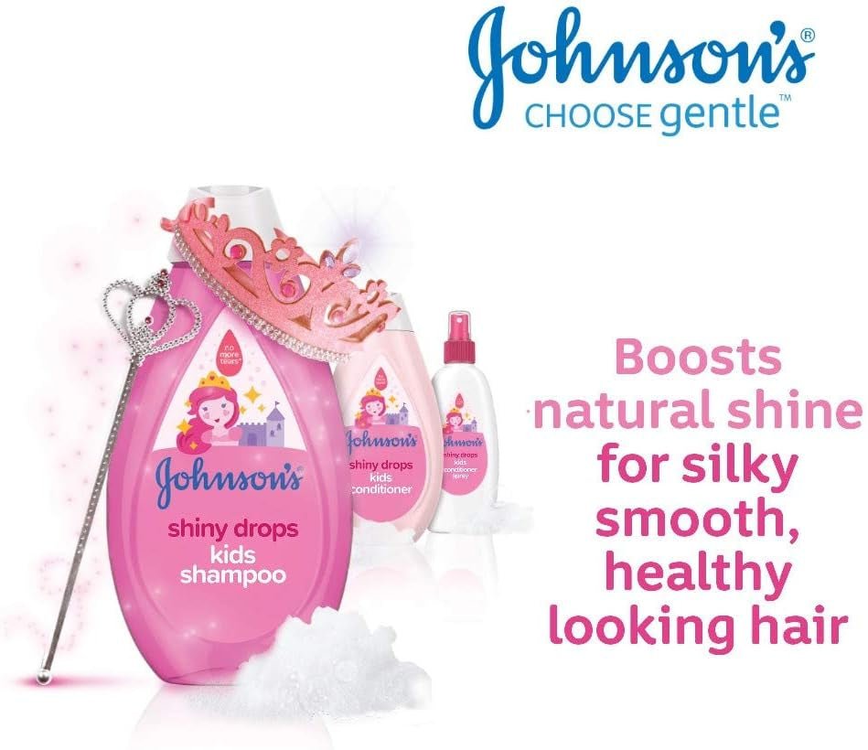 Szampon dla dzieci Johnson's Shiny Drops, 500 ml Dzieci - Kąpiel i pielęgnacja skóry Naty Shop