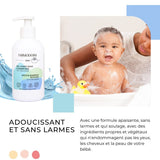 Szampon i żel oczyszczający 2 w 1 Daily Gentle Baby Shampoo & Cleansing Gel - wegański i organiczny - w 98% z naturalnych składników - Szampon bez łez dla dzieci i niemowląt - 300 ml Dzieci - Kąpiel i pielęgnacja skóry Naty Shop
