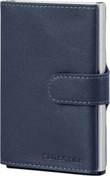 Samsonite Alu Fit SLG - Portfel, 10,2 cm, niebieski (niebieski) Portfel męski Naty Shop Blue