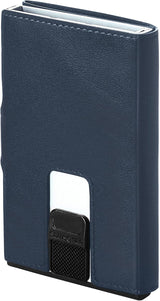Samsonite Alu Fit SLG - Portfel, 10,2 cm, niebieski Portfel męski Naty Shop
