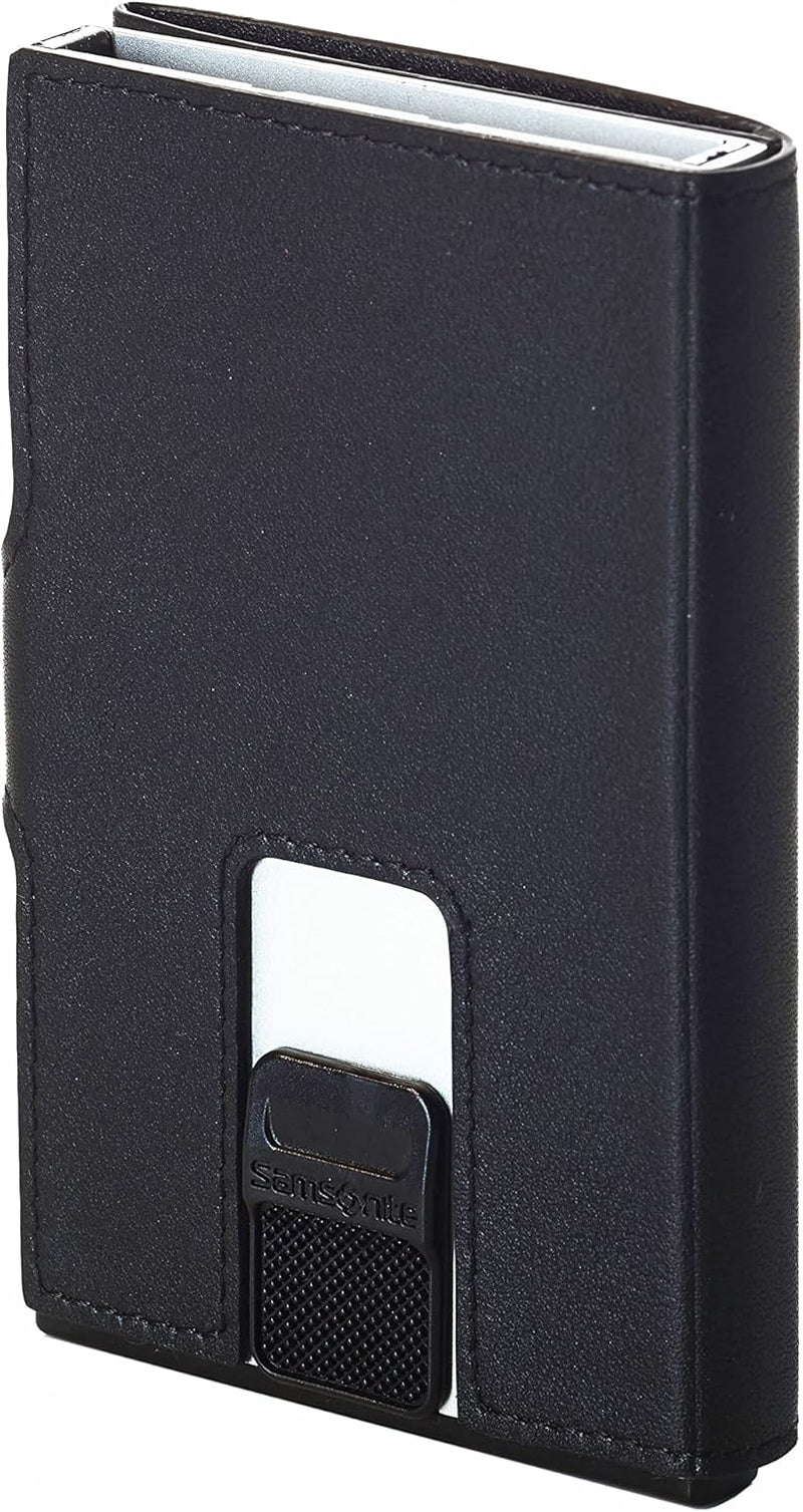 Samsonite Alu Fit SLG - Portfel, 10,2 cm, czarny (czarny) Portfel męski Naty Shop