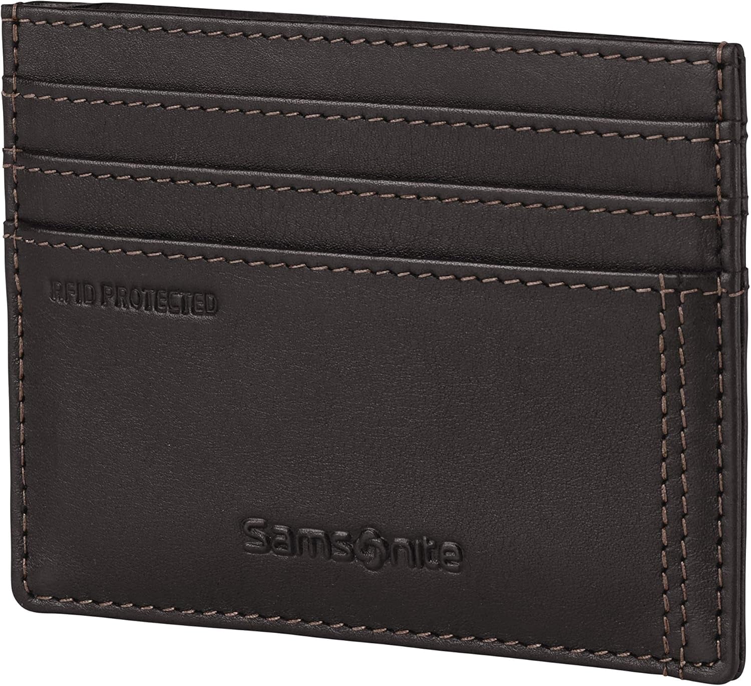 Akcesoria podróżne Samsonite Attack 2 SLG - kopertówka na karty, etui na karty (10 cm) Portfel męski Naty Shop Brown (Ebony Brown)