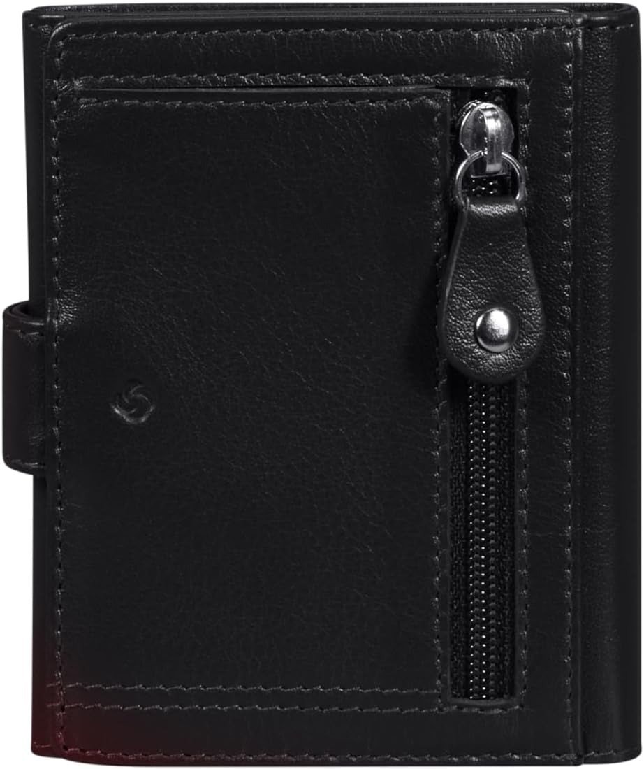 Samsonite Attack 2 SLG - Portfel, 10 cm, czarny (Czarny) Portfel męski Naty Shop