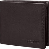 Samsonite Attack 2 SLG - Portfel, 10,5 cm, brązowy (Ebony Brown) Portfel męski Naty Shop Tytuł domyślny