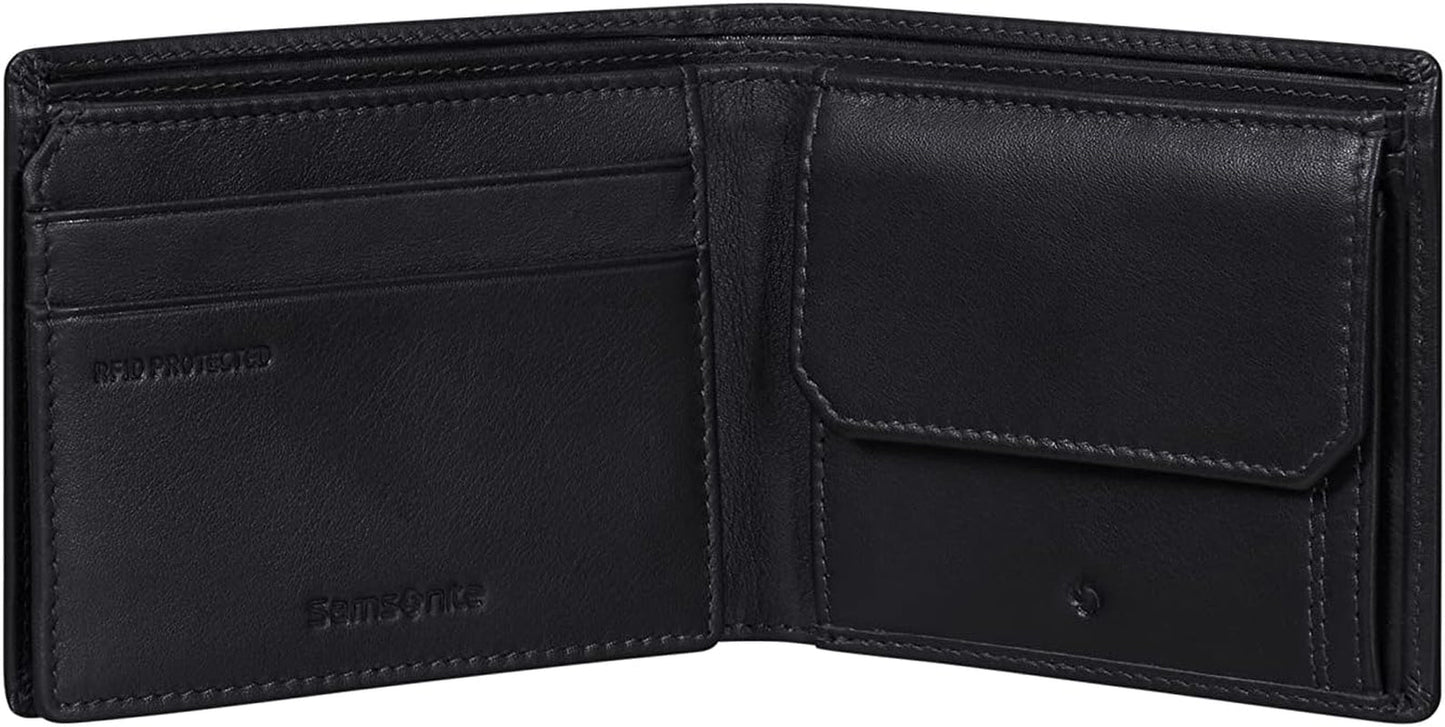 Samsonite Attack 2 SLG - Portfel, 10,5 cm, czarny (czarny) Portfel męski Naty Shop