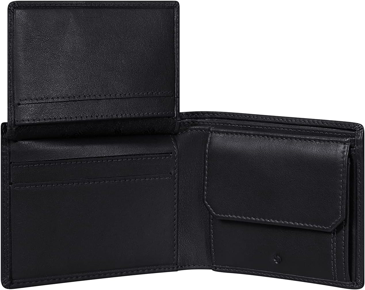 Samsonite Attack 2 SLG - Portfel, 10,5 cm, czarny (czarny) Portfel męski Naty Shop