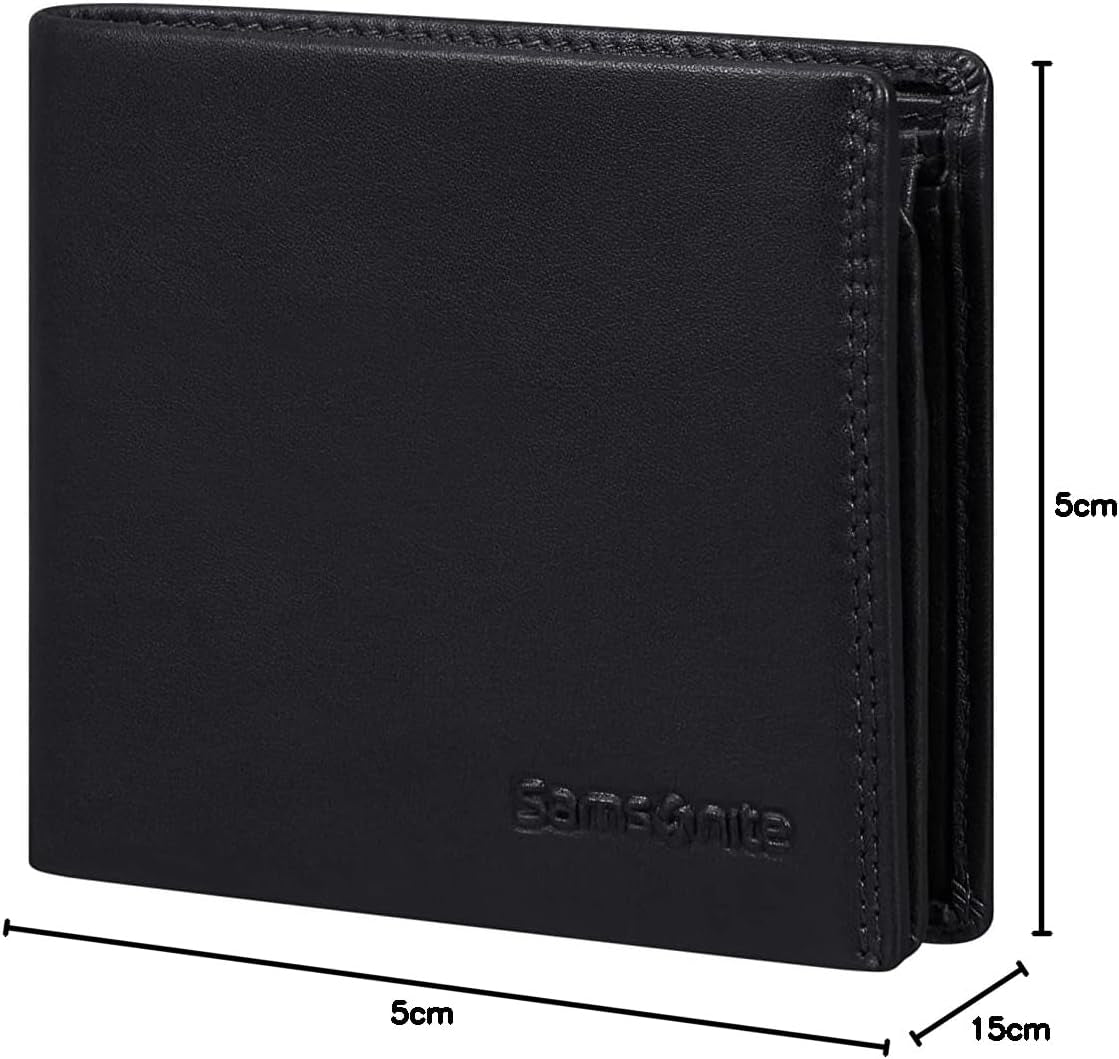 Samsonite Attack 2 SLG - Portfel, 10,5 cm, czarny (czarny) Portfel męski Naty Shop