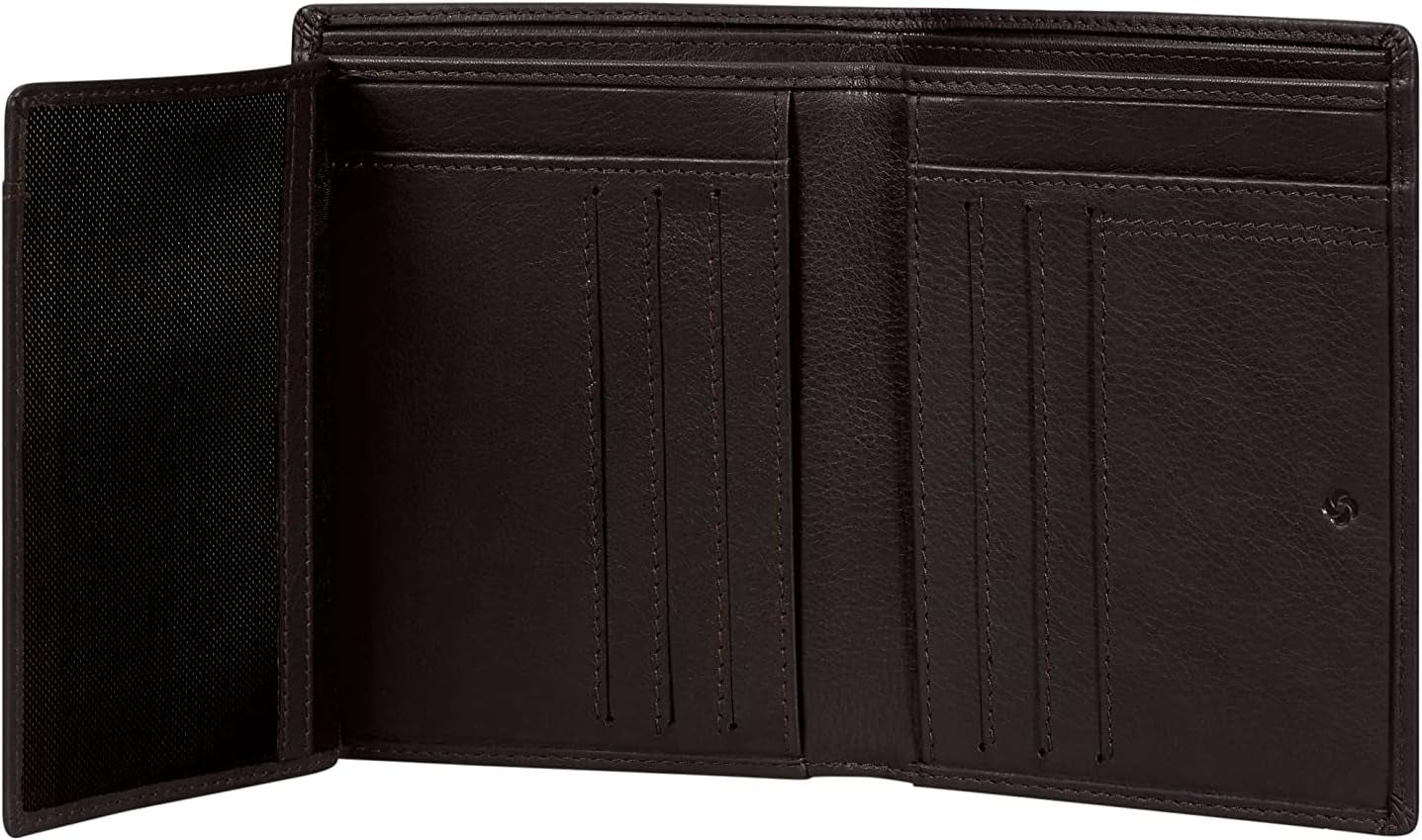 Samsonite Attack 2 SLG - Portfel, 12,5 cm, brązowy (Ebony Brown) Portfel męski Naty Shop