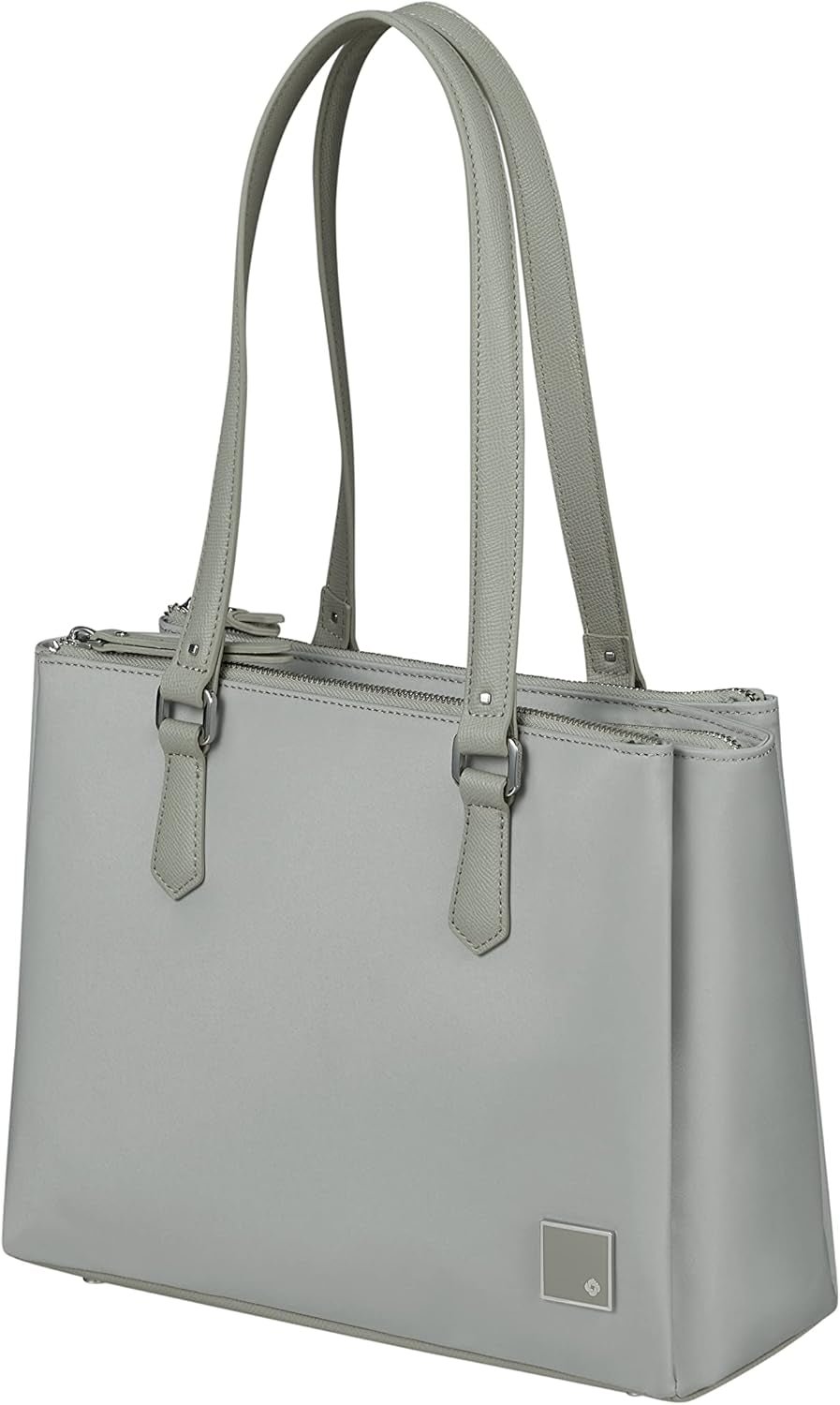 Samsonite Essentially Karissa - Torba na ramię z 3 przegródkami, 34 cm, czarna (czarna) Torby Kobiety Naty Shop Szary (Dove Grey)