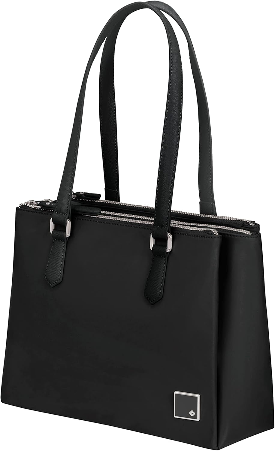 Samsonite Essentially Karissa - Torba na ramię z 3 przegrodami, 34 cm, czarna (czarna) Torby Kobiety Naty Shop Czarny (czarna)