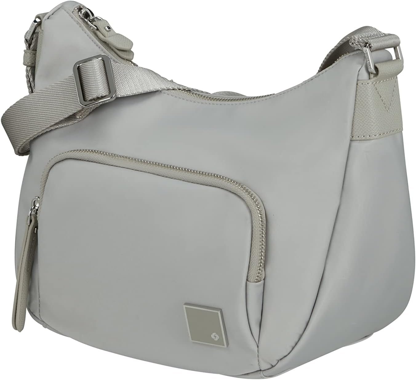 Samsonite Essentially Karissa - Torba na ramię M, 36 cm, czarna (czarna) Torby Kobiety Naty Shop Szara (Dove Grey) Torba na ramię S