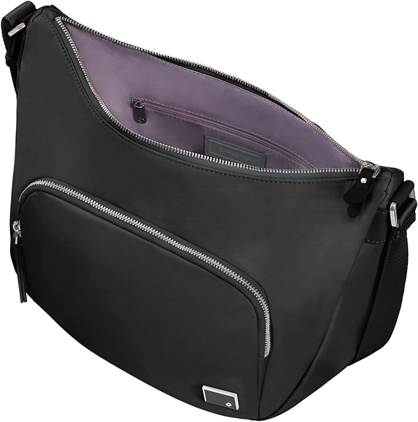 Samsonite Essentially Karissa - Torba na ramię M, 36 cm, czarna (Czarna) Torby damskie Naty Shop