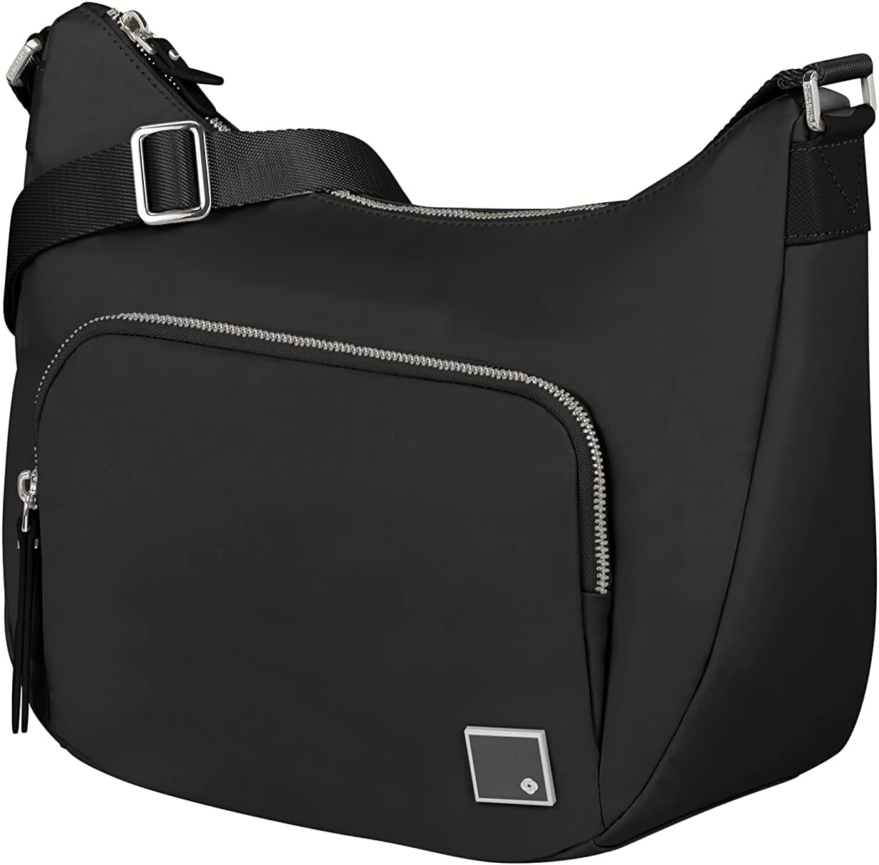 Samsonite Essentially Karissa - Torba na ramię M, 36 cm, Czarne (czarne) Torby damskie Naty Shop Czarna (czarna) Torba na ramię M