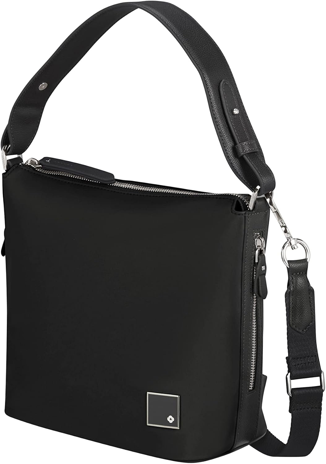 Samsonite Essentially Karissa - Torba podróżna S, 27 cm, szara (Dove Grey) Torby Kobiety Naty Shop Czarny (czarny)
