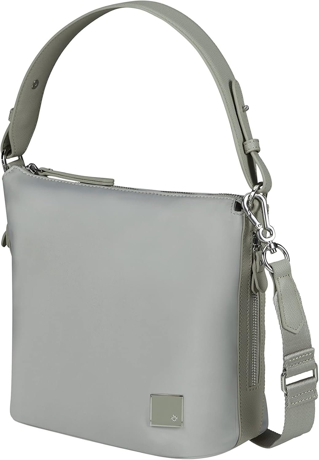 Samsonite Essentially Karissa - Torba podróżna S, 27 cm, szara (Dove Grey) Torby damskie Naty Shop Grey (Dove Grey)