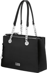 Samsonite Ladies Karissa 2.0 - Torba na ramię Bagaż - Torba listonoszka (opakowanie 1 szt.) Torby damskie Naty Shop Czarny (Eco Black) 34