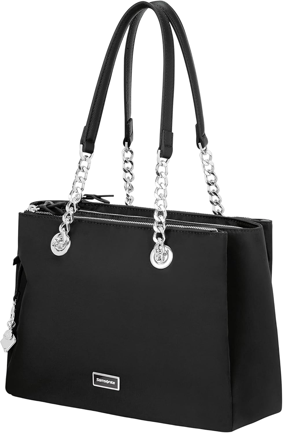 Samsonite Ladies Karissa 2.0 - Torba na ramię Bagaż - Torba listonoszka (opakowanie 1 szt.) Torby damskie Naty Shop Czarny (Eco Black) 34