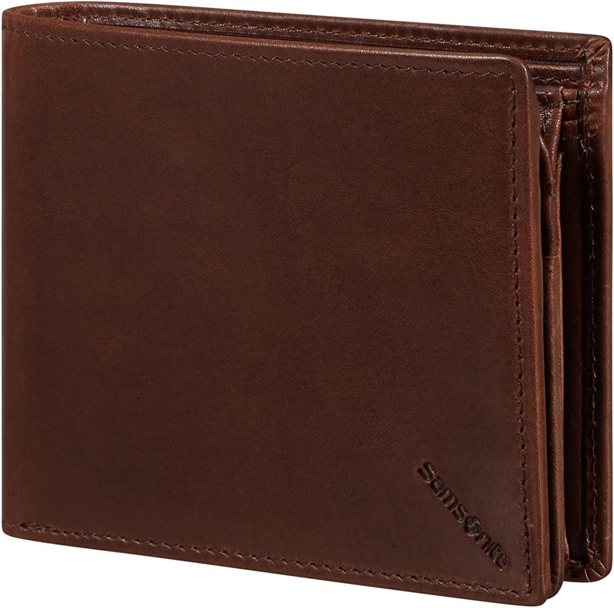 Samsonite Veggy SLG - Portfel, 10,5 cm, brązowy (ciemny brąz) Portfel męski Naty Shop Tytuł domyślny