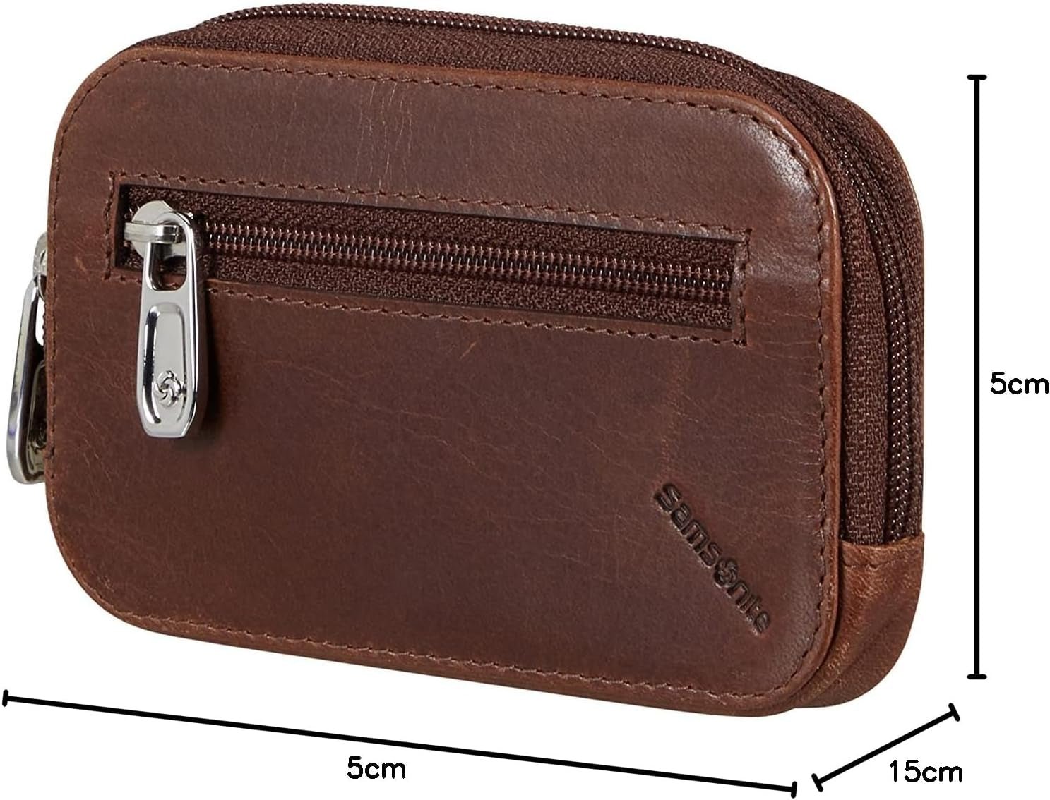 Samsonite Veggy SLG - Portfel, 11,6 cm, brązowy (ciemny brąz) Portfel męski Naty Shop