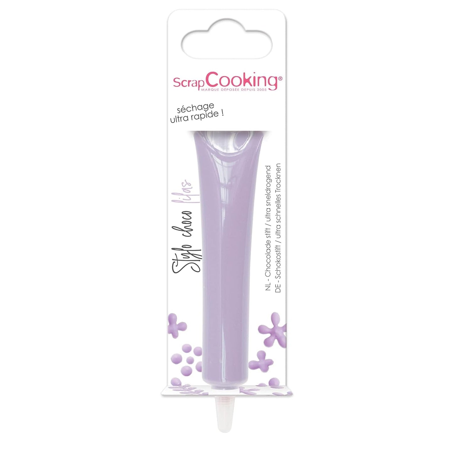 ScrapCooking - barwnik spożywczy, różne kolory, w tubce do pisania, 25 gramów Naty Shop Lila Mała pasta cukrowa