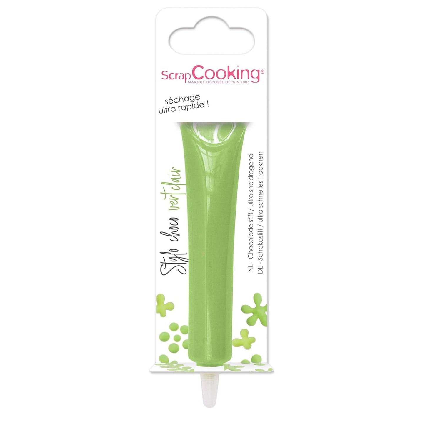ScrapCooking - barwnik spożywczy, różne kolory, tubka do pisania, 25 gramów Naty Shop Pasta cukrowa Jasnozielona Mała